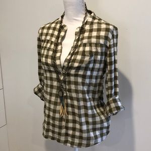 Cute Check Blouse